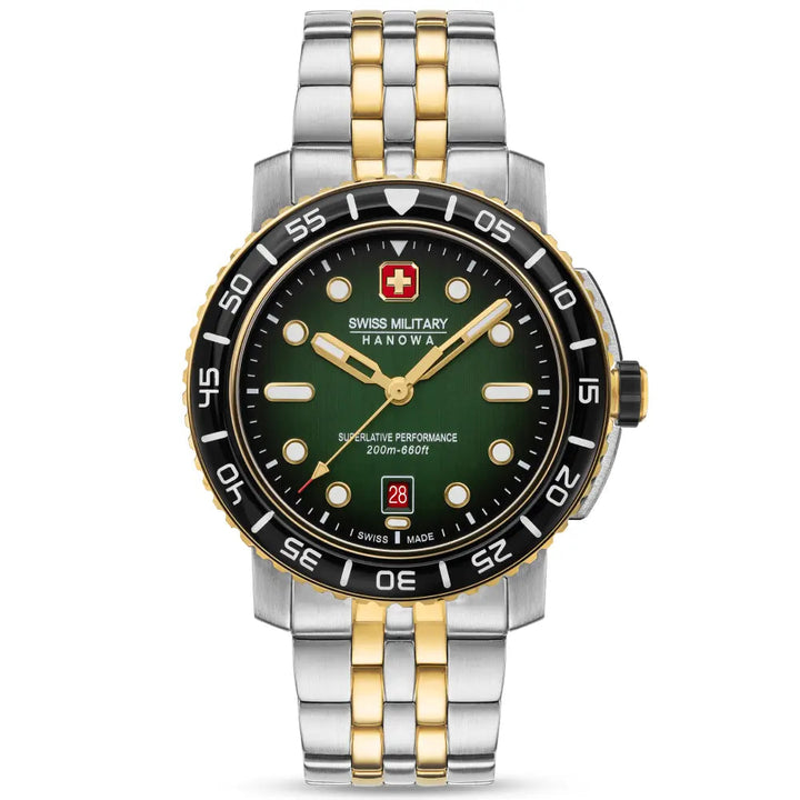 Swiss Military Hanowa Black Marlin Green Swiss Military Hanowa