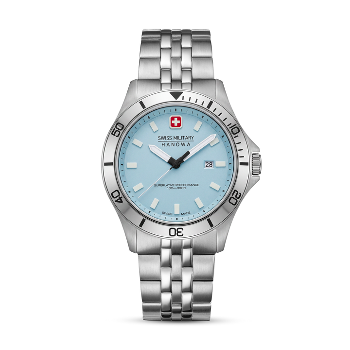 Swiss Military Hanowa Flagship Heritage Ice Blue SMWGH0008503