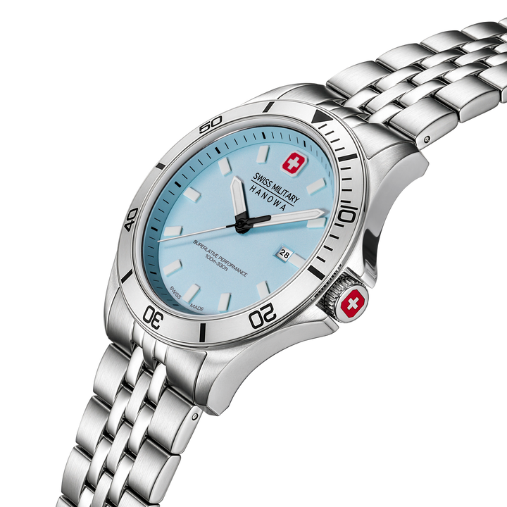 Swiss Military Hanowa Flagship Heritage Ice Blue SMWGH0008503