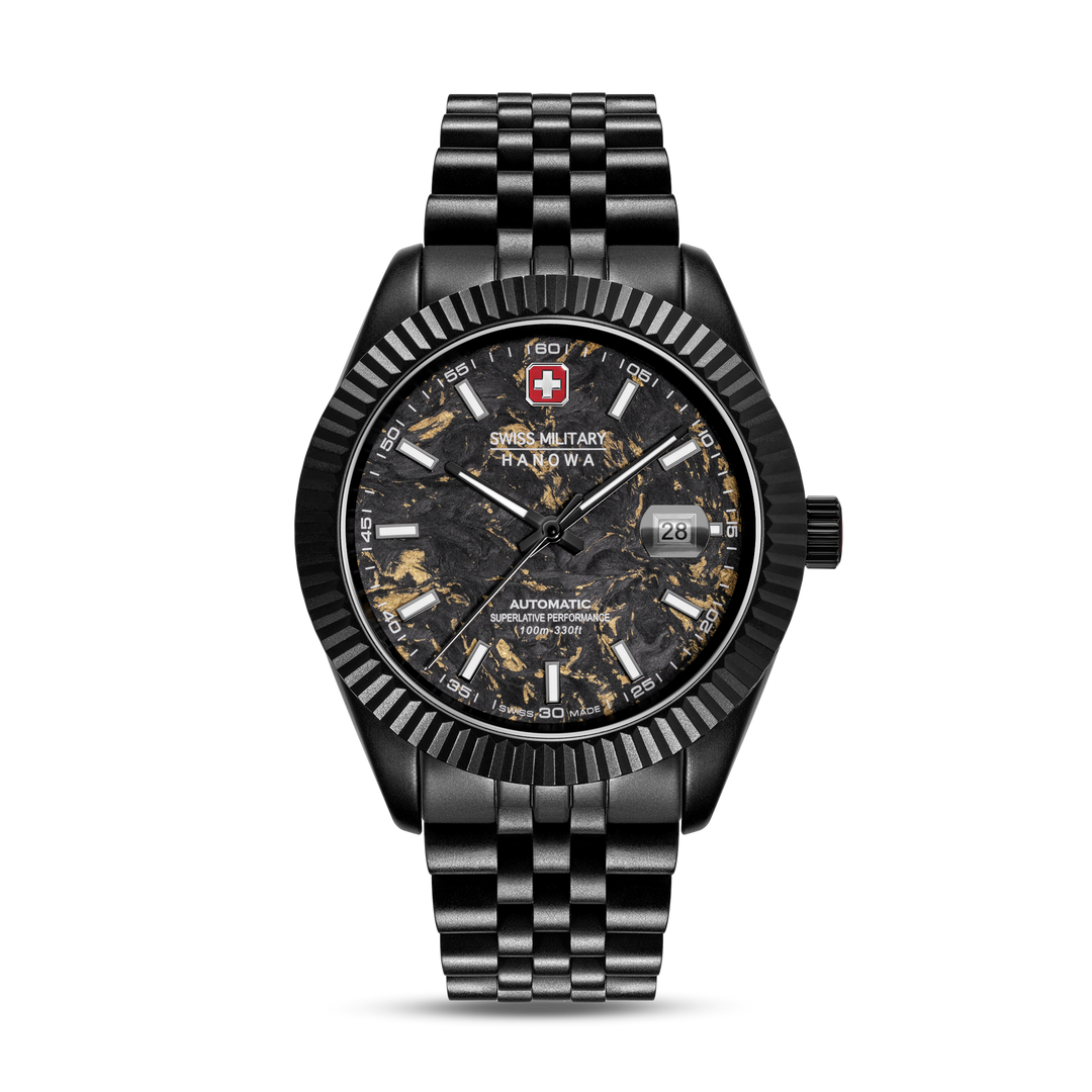 Swiss Military Hanowa Black Forged Automatic SMWGL0005531