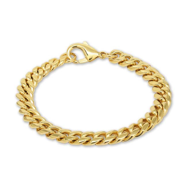 Miesten teräsrannekoru kultadublee 8 mm SSB-8405-8GP