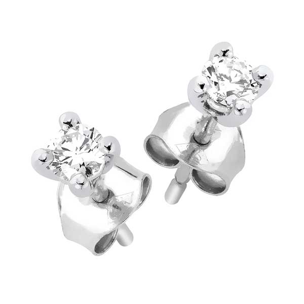 Sandberg Aamukaste V-336w laboratoriotimanttikorvakorut 0,46 ct