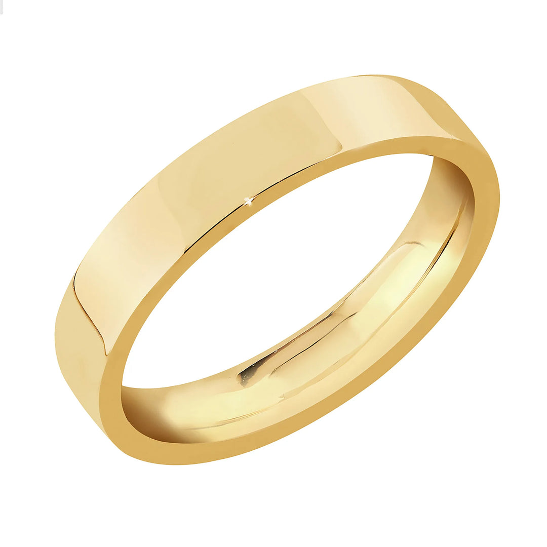 Sandberg Aamurusko E-245 4 mm kihlasormus 14K keltakulta