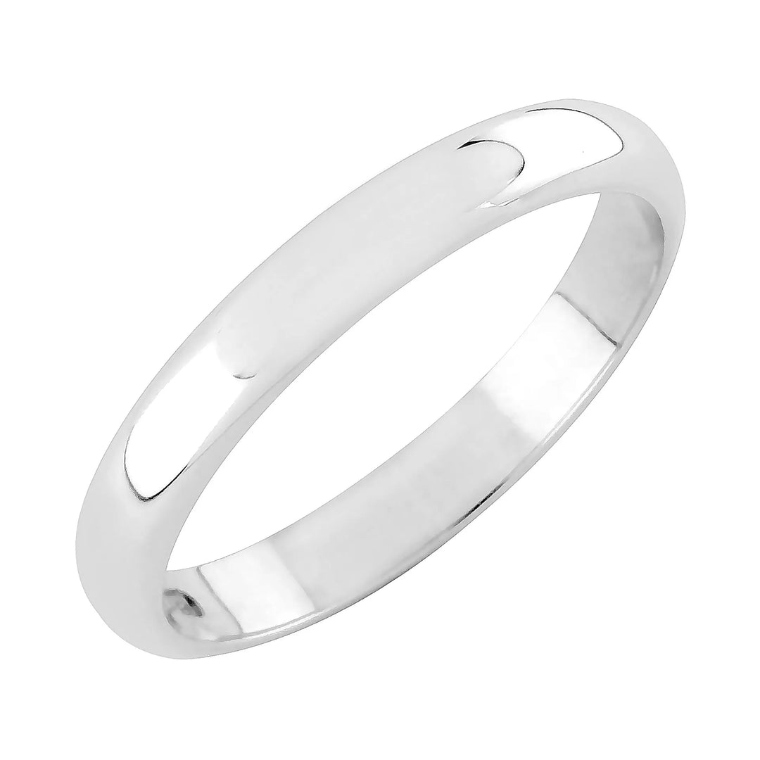 Sandberg Aamurusko E-320w 3 mm kihlasormus 14K valkokulta