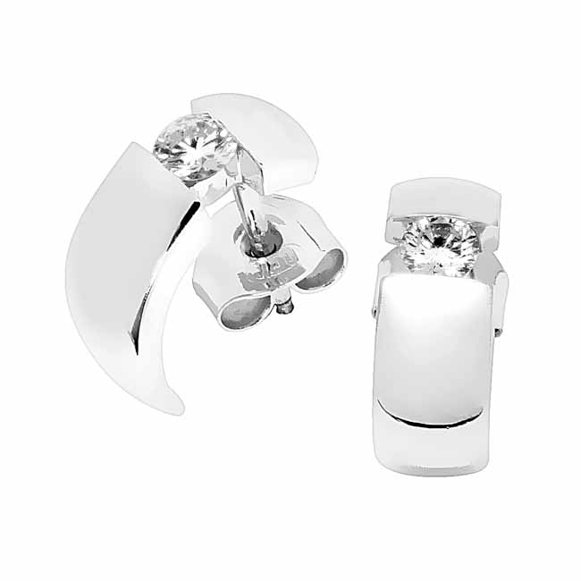Sandberg Kallioranta I timanttikorvakorut V-206w 0,23 ct