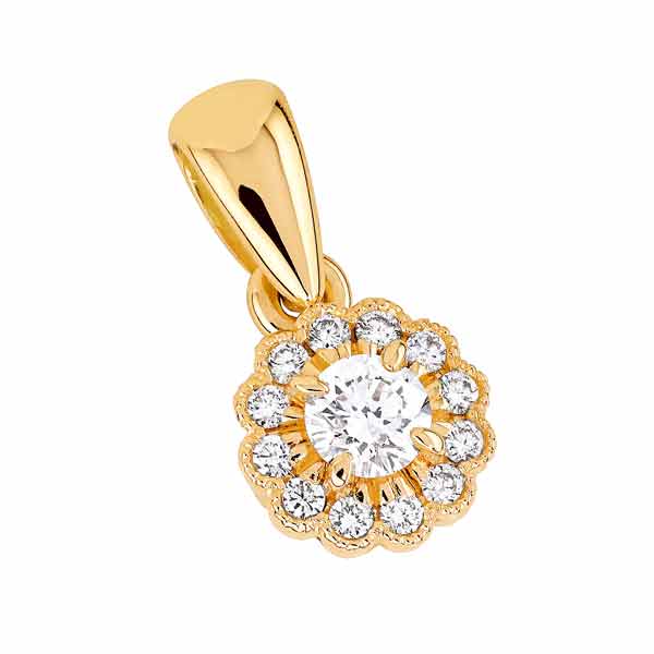 Sandberg M-879K Kukkaniitty 0,22 ct 14K