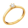 Sandberg Onnenlähde timanttisormus M-350k 0,16 ct