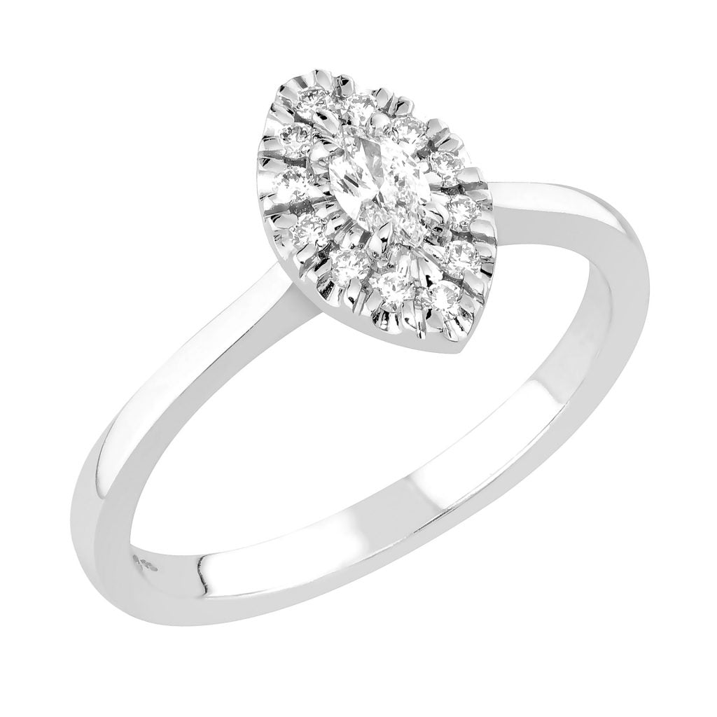 Sandberg Toivomuslähde timanttisormus 0,20 ct 18K V-923w Sandberg