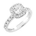 Sandberg Toivomuslähde timanttisormus V-970w 1,13 ct cushion
