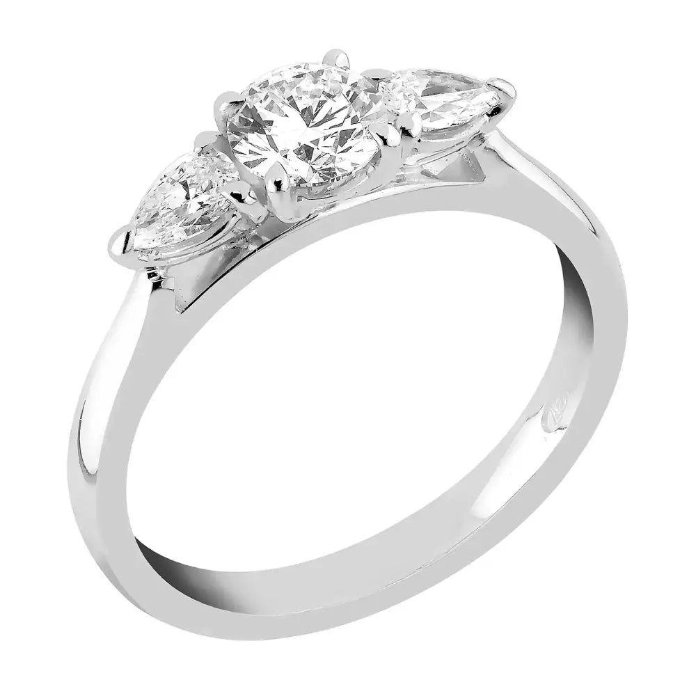 Sandberg Yöpilvi timanttisormus V-490w Sandberg