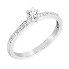 Sandberg Kuunsäde timanttisormus 0,25 ct V-17w