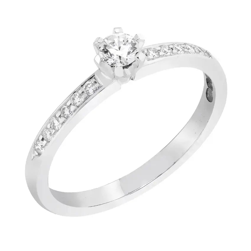 Sandberg Kuunsäde timanttisormus 0,25 ct V-17w Sandberg