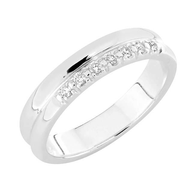Sandberg Merivirta Timanttisormus T-52w 0,08 ct