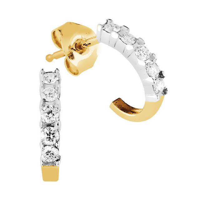 Sandberg Tähtisumu Timanttikorvakorut T-103 0,11 ct