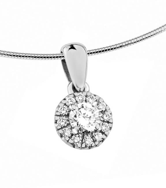 Sandberg Toivomuslähde timanttiriipus V-514w 0,32 ct