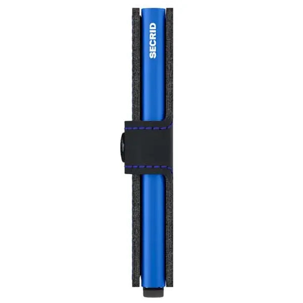 Secrid Miniwallet Matte Black &amp; Blue lompakko Secrid