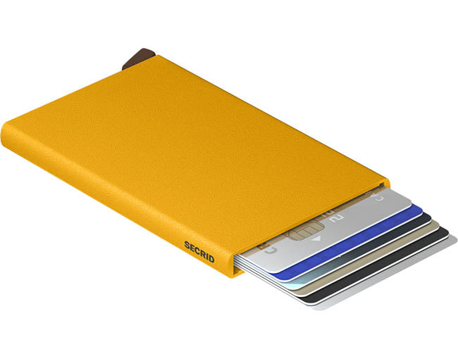 Secrid Cardprotector Powder Ochre Korttikotelo