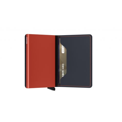 Secrid Slimwallet SM-Nightblue-Orange
