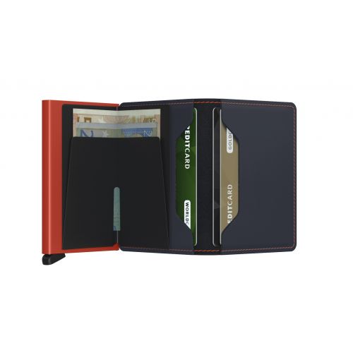 Secrid Slimwallet SM-Nightblue-Orange