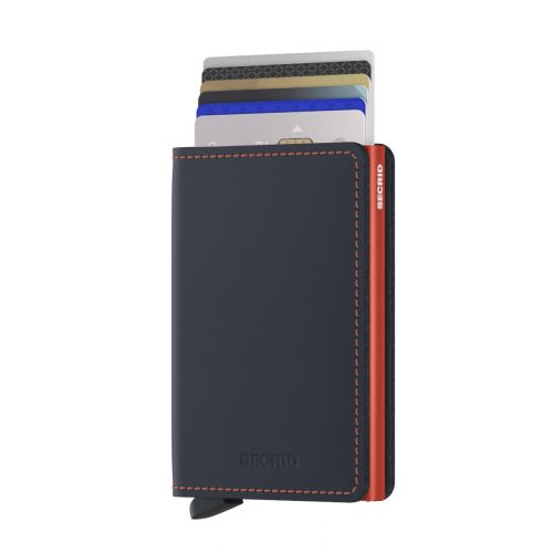 Secrid Slimwallet SM-Nightblue-Orange