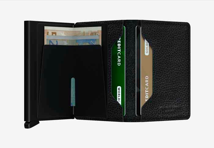 Secrid Slimwallet Vegetable Tanned Black-Black