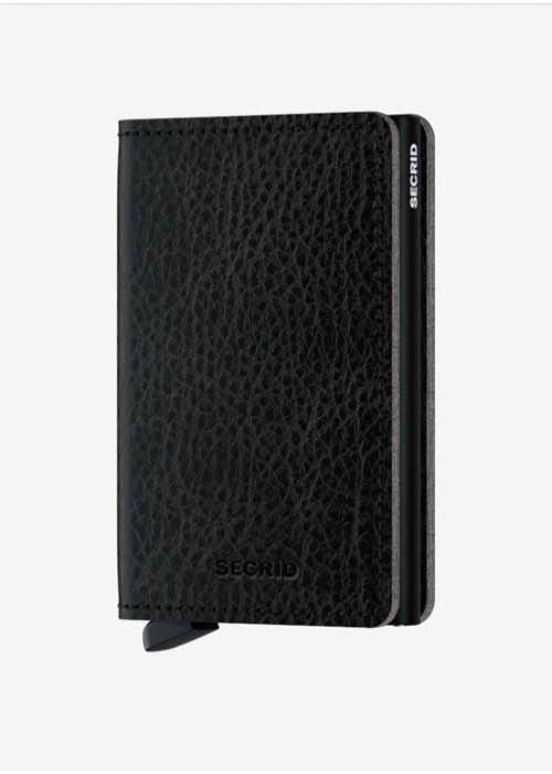 Secrid Slimwallet Vegetable Tanned Black-Black