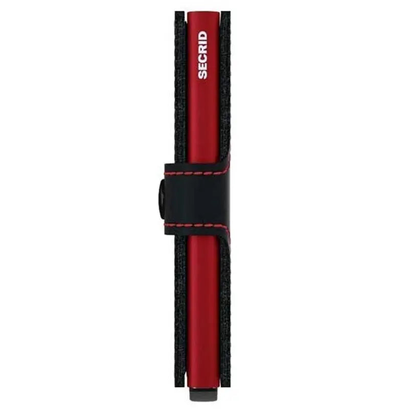 Secrid Miniwallet Matte Black &amp; Red lompakko Secrid