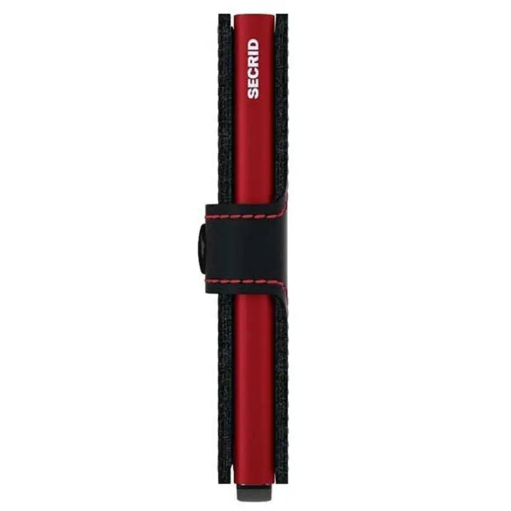 Secrid Miniwallet Matte Black &amp; Red lompakko Secrid