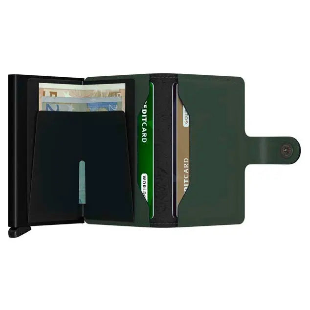 Secrid Miniwallet Matte Green &amp; Black lompakko Secrid