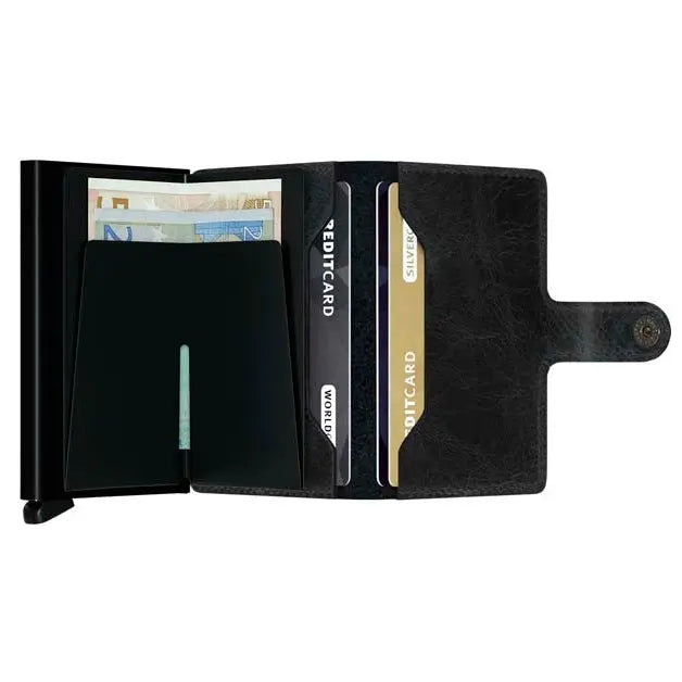 Secrid Miniwallet Vintage lompakko MV-Black Secrid