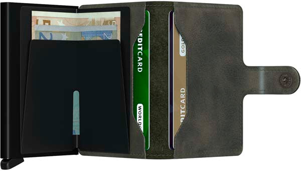 SECRID Miniwallet MV-Olive-Black