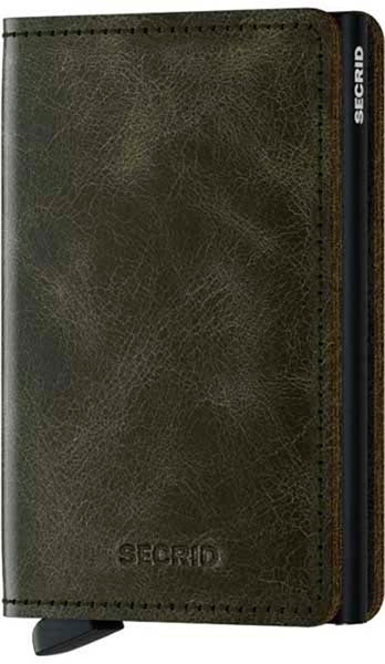 SECRID Slimwallet SV-Olive-Black 
