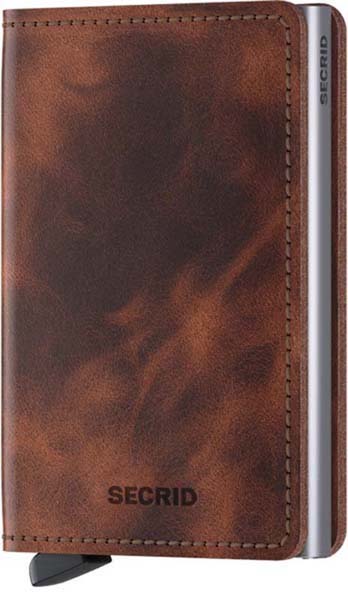 SECRID Slimwallet Vintage Brown