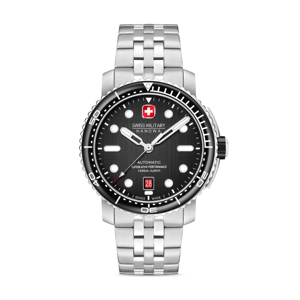 Swiss Military Hanowa MAITRE PLONGEUR Black Swiss Military Hanowa