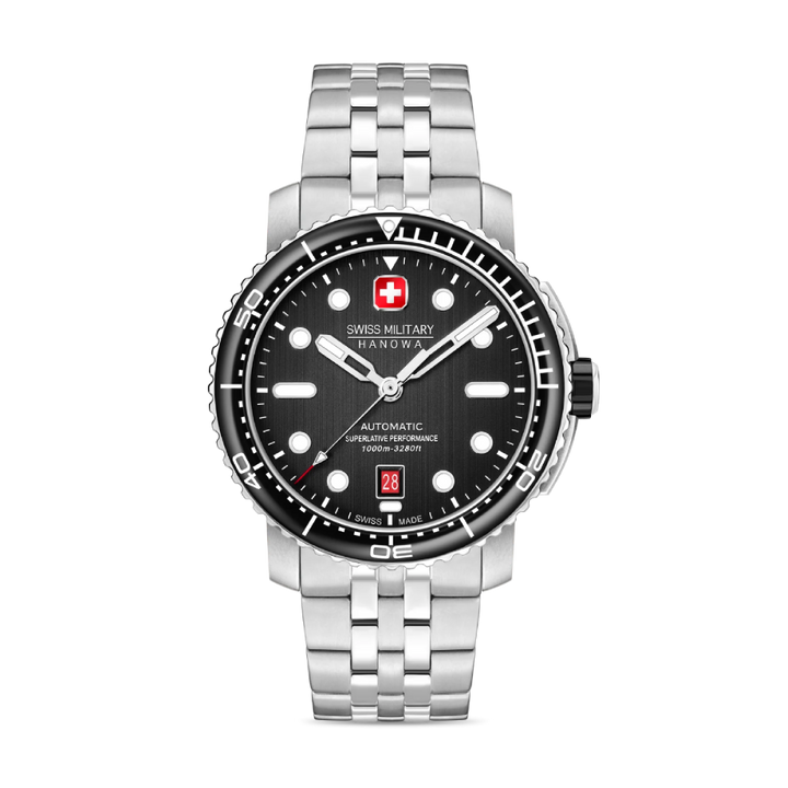 Swiss Military Hanowa MAITRE PLONGEUR Black Swiss Military Hanowa