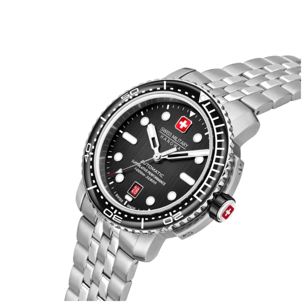 Swiss Military Hanowa MAITRE PLONGEUR Black Swiss Military Hanowa