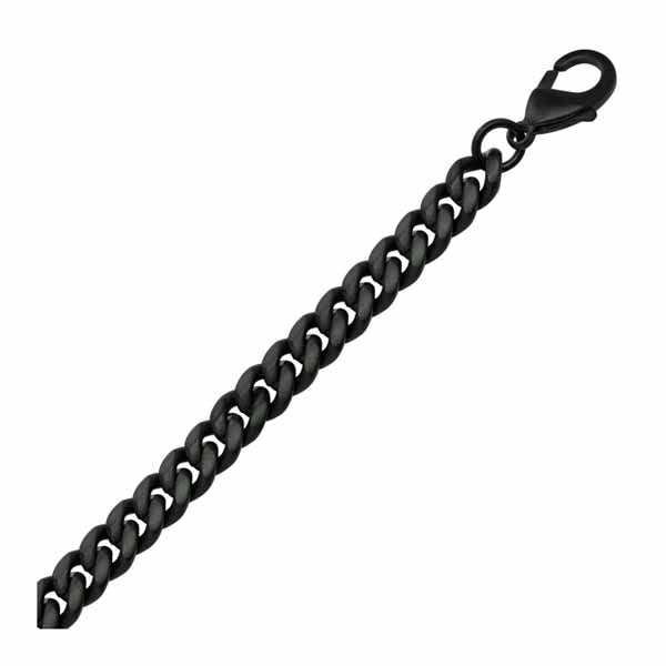 Teräsrannekoru panssari 8 mm musta