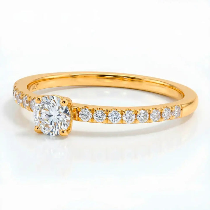 Beat of Love Anthea laboratoriotimanttisormus 0,40 ct keltakulta Beat Of Love