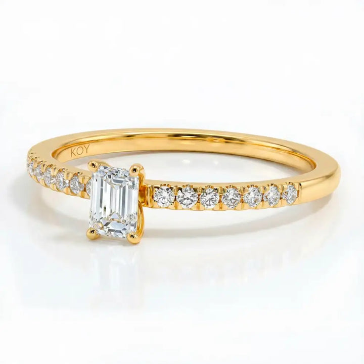 Beat of Love Helen laboratoriotimanttisormus 0,35 ct keltakulta Beat Of Love