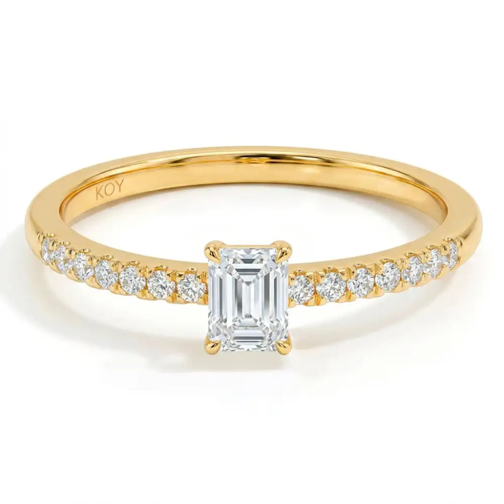 Beat of Love Helen laboratoriotimanttisormus 0,35 ct keltakulta Beat Of Love