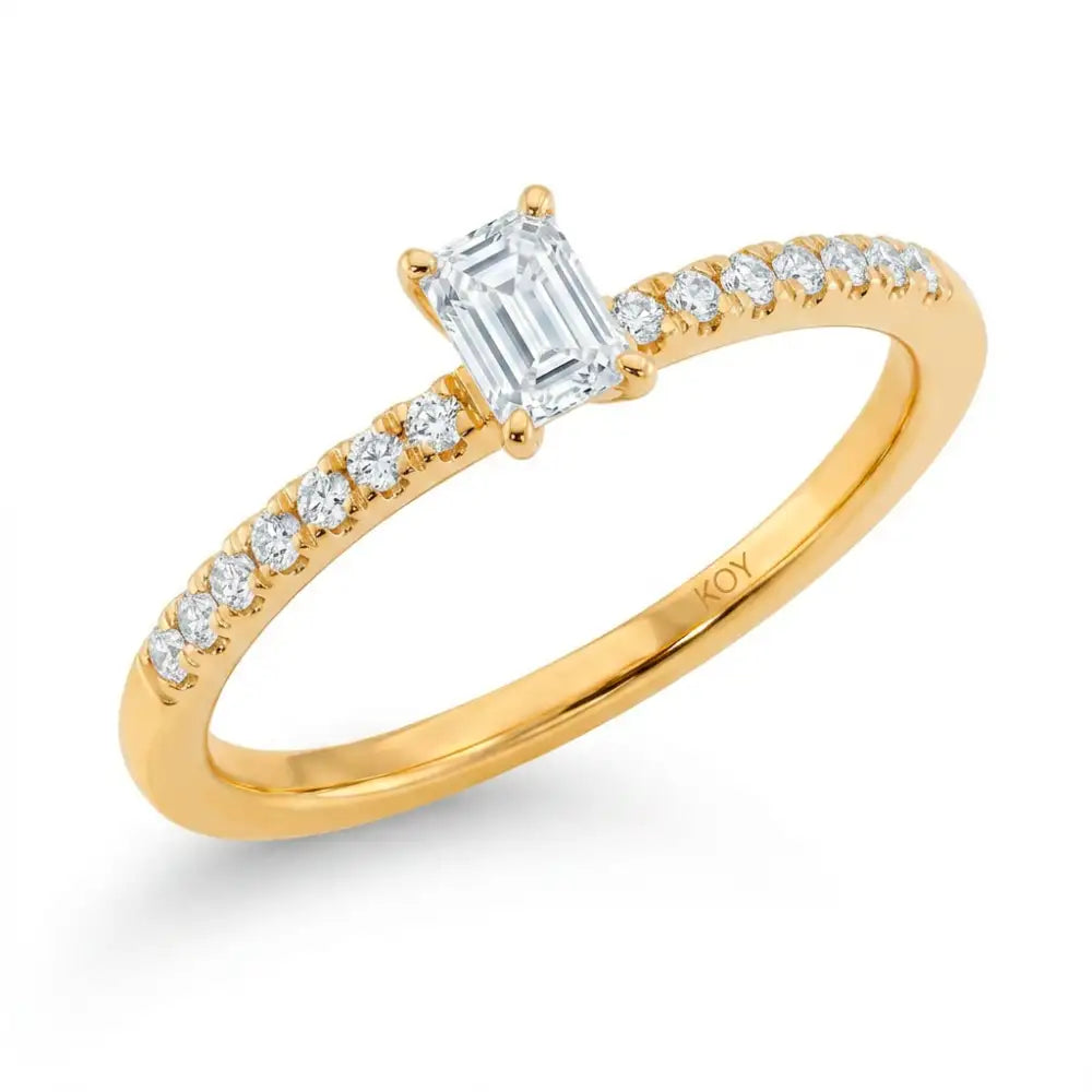 Beat of Love Helen laboratoriotimanttisormus 0,35 ct keltakulta Beat Of Love