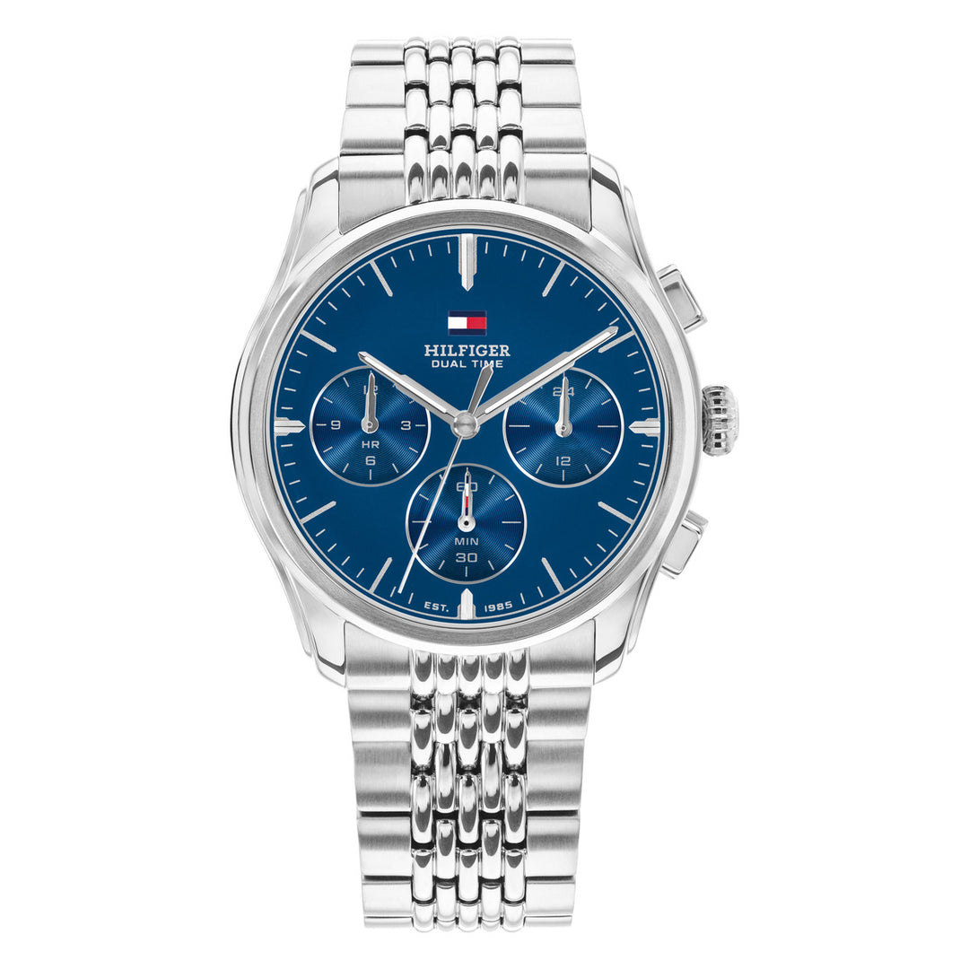 Tommy Hilfiger TH1710811 miesten rannekello, sininen kellotaulu ja teräs ranneke