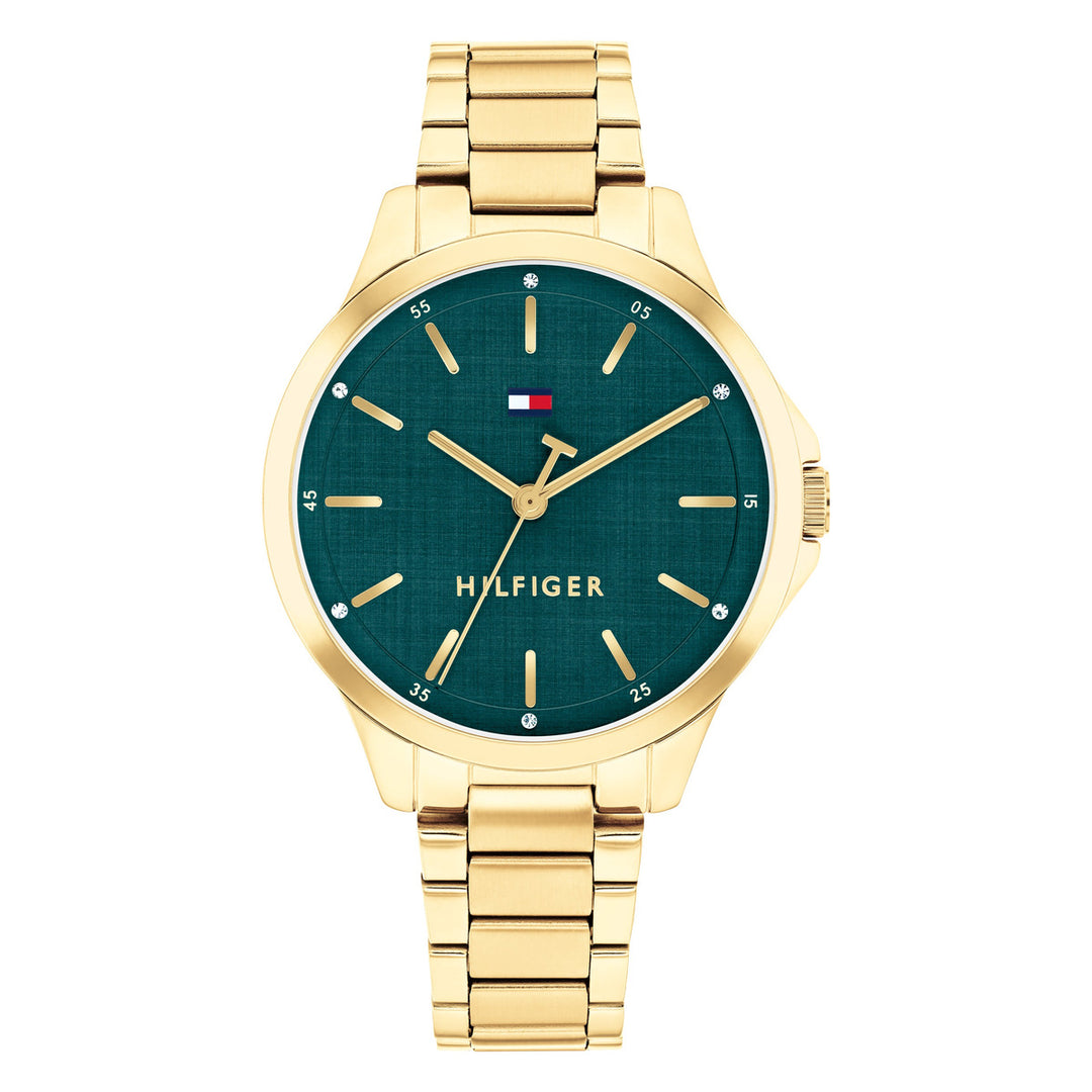Tommy Hilfiger TH1782860 naisten rannekello, sininen kellotaulu ja kulta ranneke
