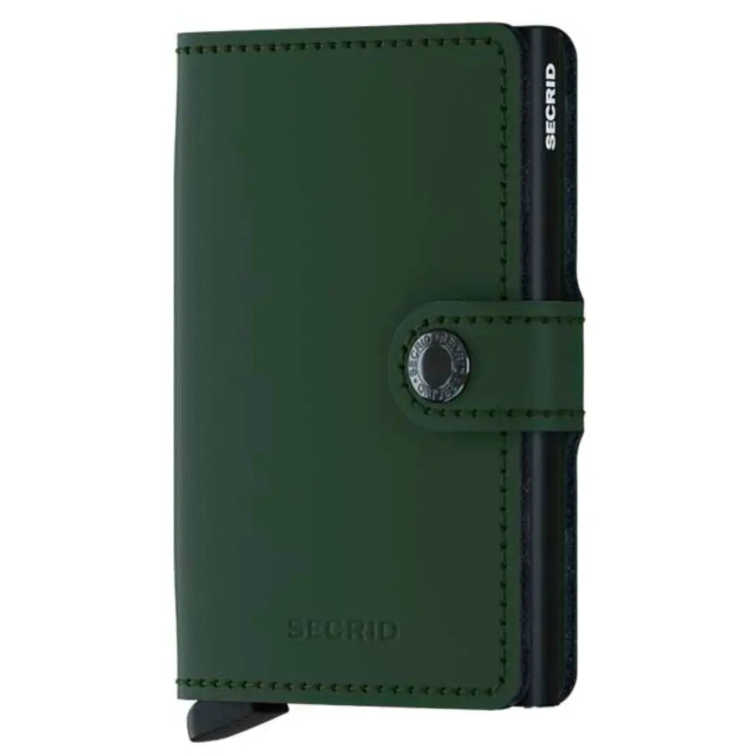 Secrid Miniwallet Matte Green & Black lompakko Secrid