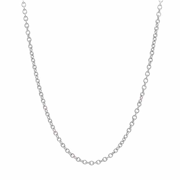Valkokultainen ankkuriketju 2,2 mm 14K