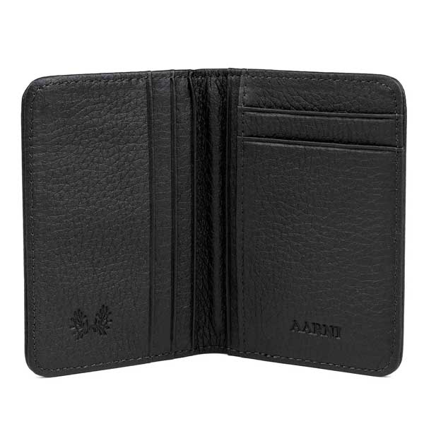 Aarni lompakko hirvennahka musta