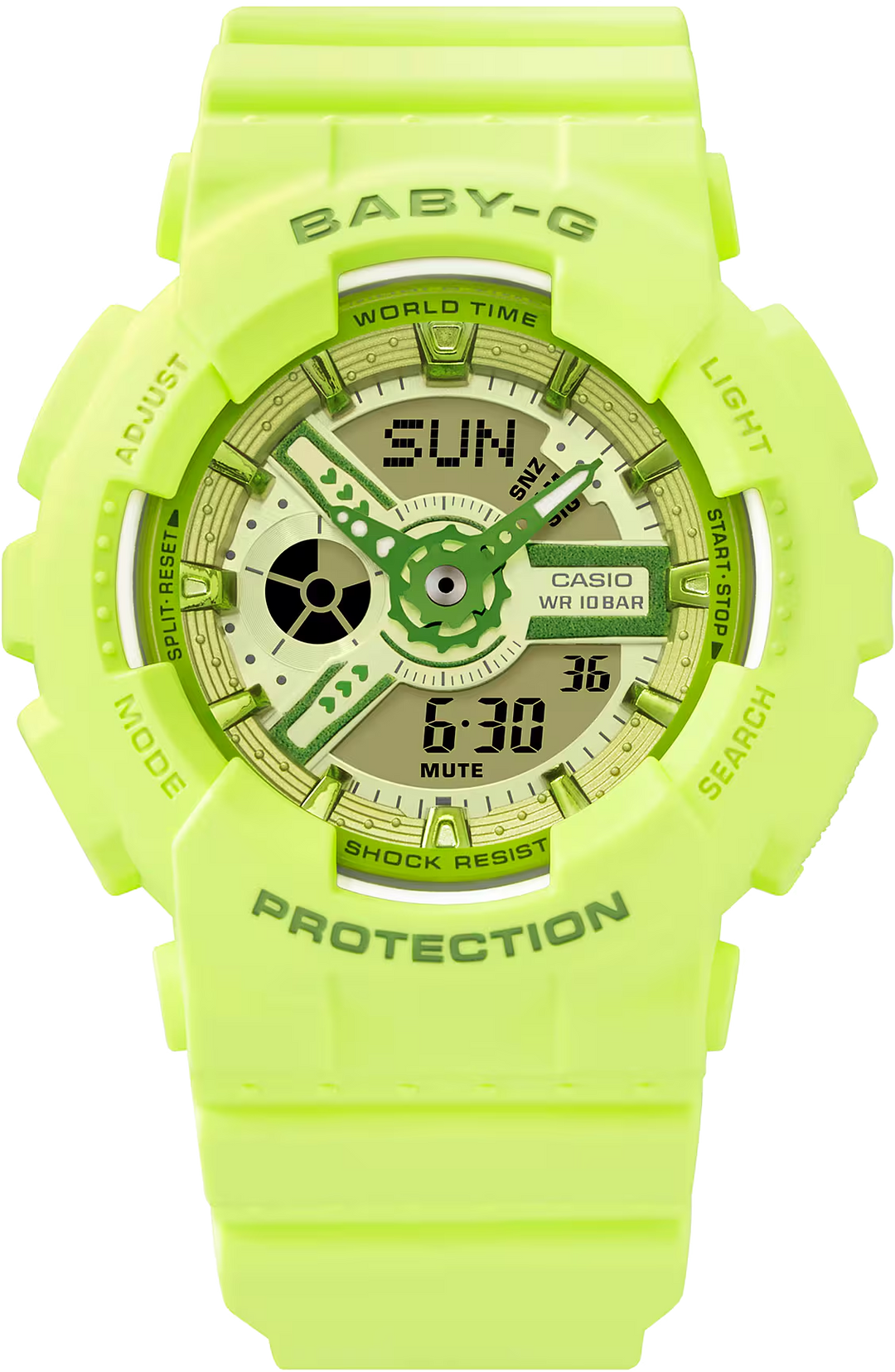 Casio Baby-G The Mandalorian and Grogu BA-110YK3A Kulta-Aika
