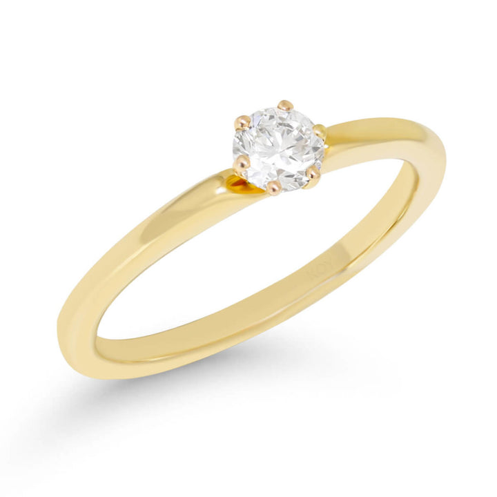 Beat of Love Andromeda laboratoriotimanttisormus 0,25 ct keltakulta