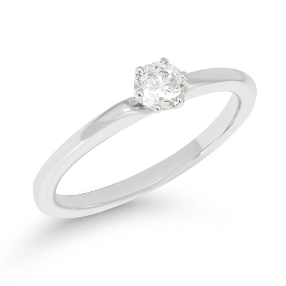Beat of Love Andromeda laboratoriotimanttisormus 0,25 ct valkokulta