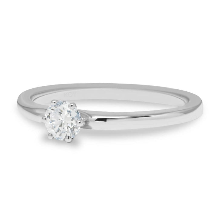 Beat of Love Andromeda laboratoriotimanttisormus 0,25 ct valkokulta